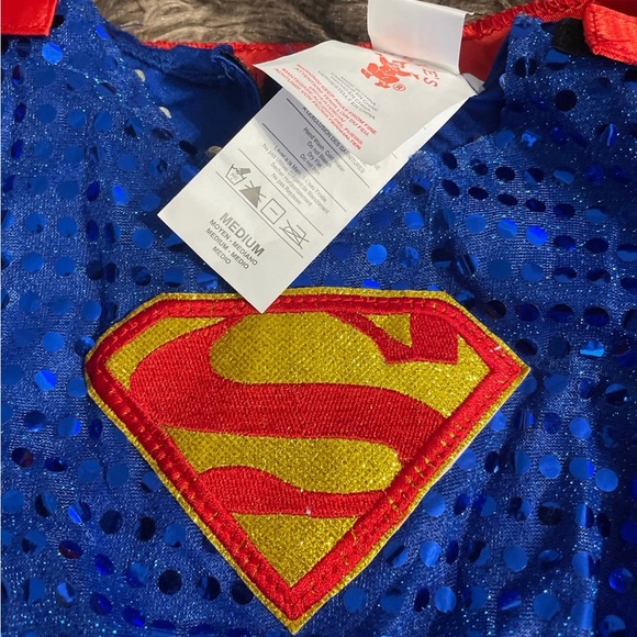 Supergirl Sequin Child Costume, Size Medium - Picture 5 of 7